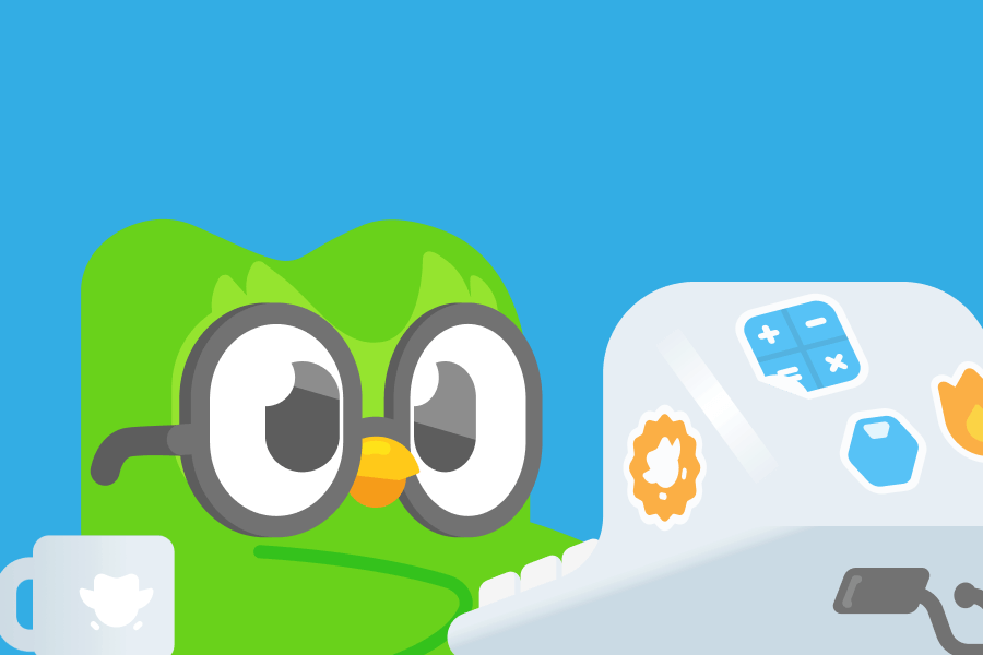 Learn math on duolingo