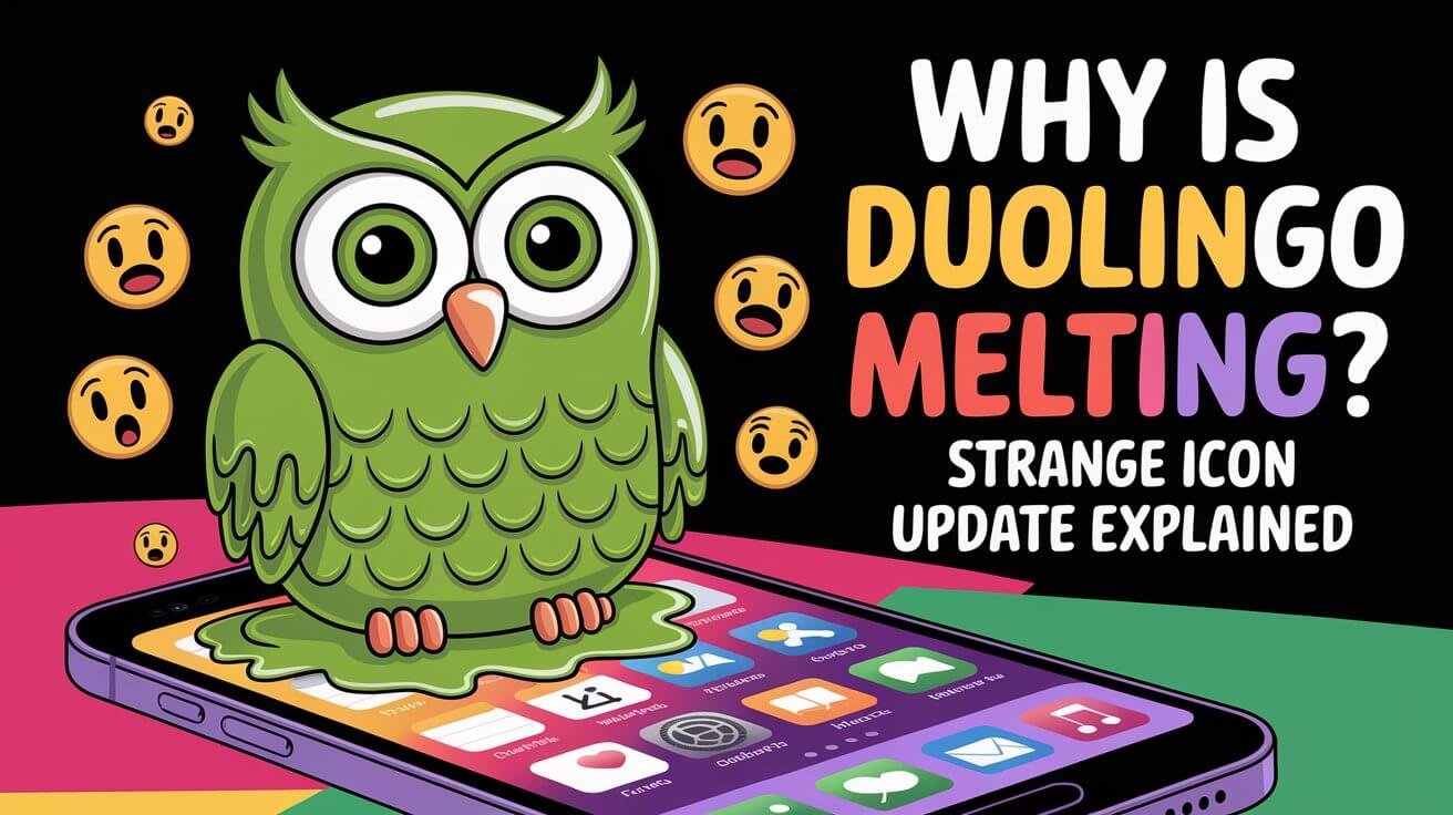 Why Is Duolingo Melting? Strange Icon Update Explained 1 Why Is Duolingo Melting